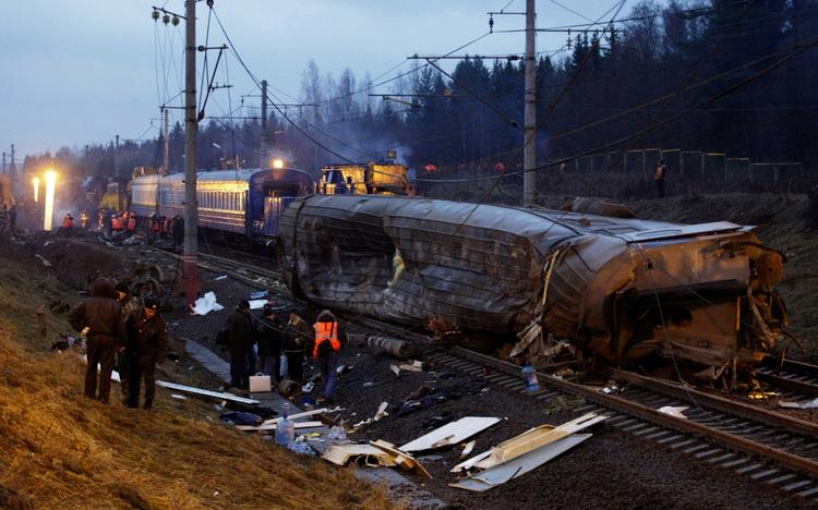 Terror. De russiske myndigheder føler sig overbeviste om, at Nevski-ekspressen blev offer for en terror-handling. 