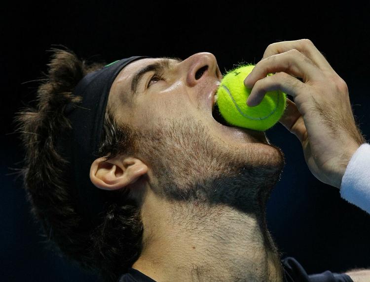 Finalist. Juan Martin Del Potro indledte turneringen i London med at tabe til Andy Murray, men efter tre sejre i træk er han nu i finalen. 