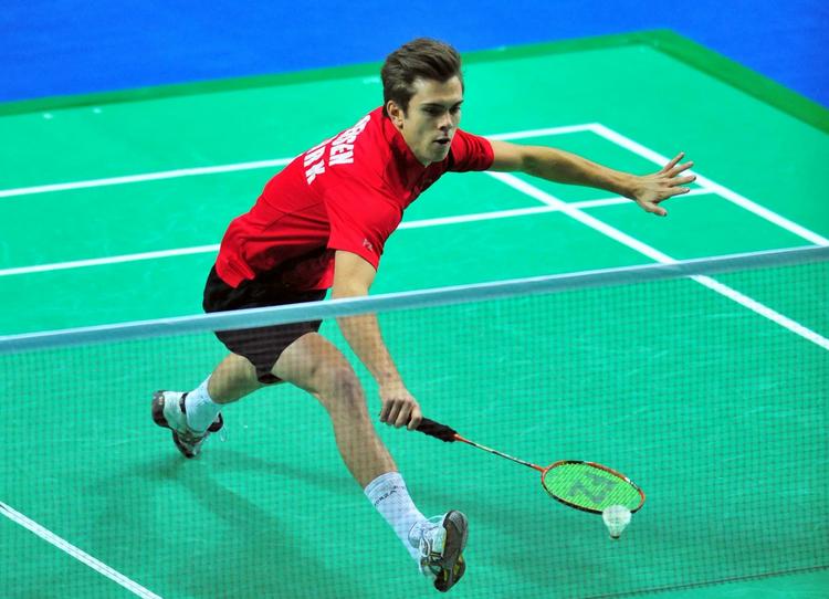 FAVORITDRÆBER. Danske Jan Ø. Jørgensen har slået verdens allerbedste badmintonspillere og er nu i finalen i China Open. 
