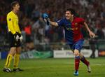 STOLT. Lionel Messi viste godt, at han var en af favoritterne til at blive årests spiller i Europa. 