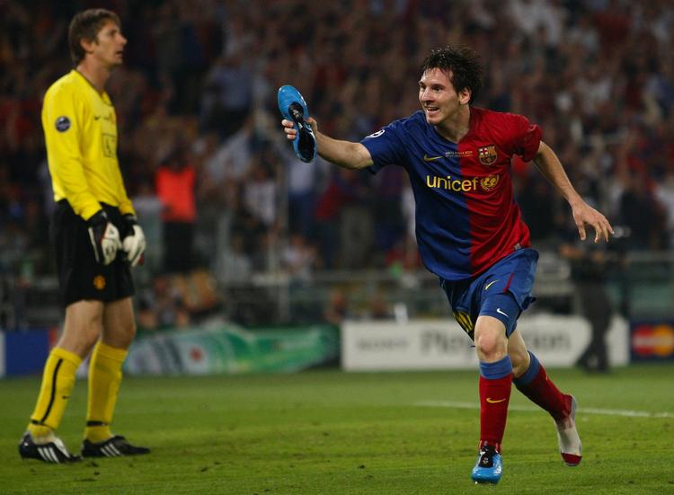 STOLT. Lionel Messi viste godt, at han var en af favoritterne til at blive årests spiller i Europa. 