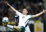 Nej. Irlands anfører Robbie Keane må nøjes med at følge VM-slutrunden fra tribunerne eller på tv. 