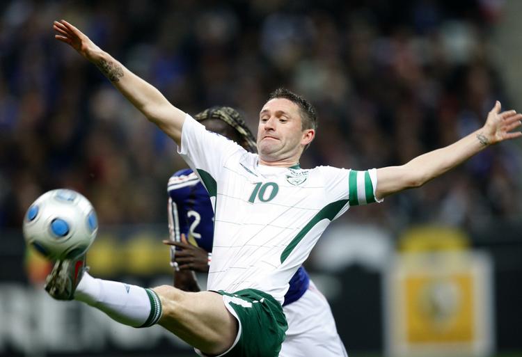 Nej. Irlands anfører Robbie Keane må nøjes med at følge VM-slutrunden fra tribunerne eller på tv. 