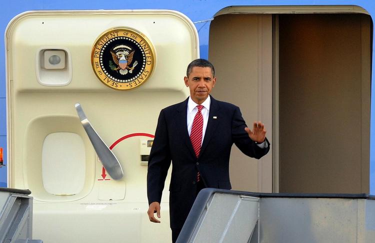 PÅ FARTEN. Barack Obamas visit i Danmark bliver kort - og inkluderer ikke overnatning. 