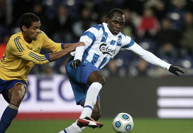 Vinder. Peter Utaka er topscorer i Superligaen og en vigtig brik i OB's bestræbelser på at vinde mesterskabet. 