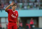 markant. Liverpool-stjernen Steven Gerrard opnår i dag sin kamp nummer 500 for samme klub. En præstation af de større i en verden med mange klubskifter. Arkivfoto. 