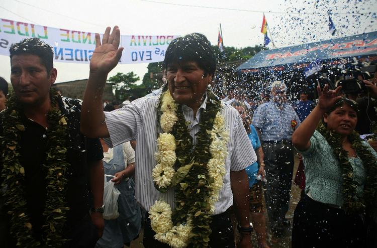 Kontroversiel. Evo Morales er en kontroversiel præsident i Bolivia. Tidligere i år gik han i sultestrejke. 