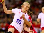Ude? Louise Mortensen er stattes i VM-truppen måske af Lotte Grigel. 