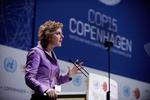The EU's next Climate Commissioner Connie Hedegaard at the COP15 opening session. Archive. 