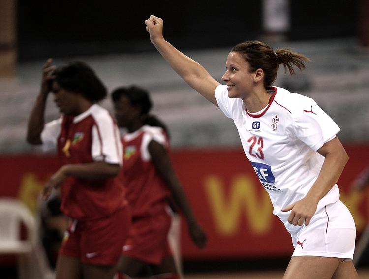 Mål. Susanne Kastrup scorede adskillige gange mod Congo i storsejren. 