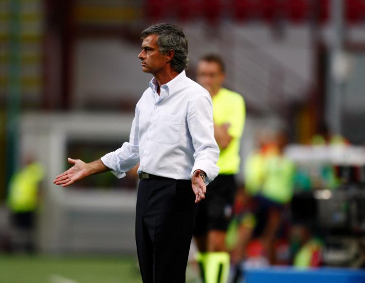 José Mourinho plejer at have stor respekt for religion. Flere gange har  han således omtalt sig selv som ’Den udvalgte’. Arkivfoto. 