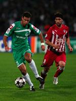 Nul. Dekel Keinan (til venstre) og holdkammeraterne kunne ikke score i årets Champions League. 