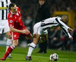 Urokilden. Ivica Olic (til venstre),der kom til bayern fra Hamburger SV tidligere i år,  fik tilkendt et straffespark og scorede selv i kampen mod Juventus. 