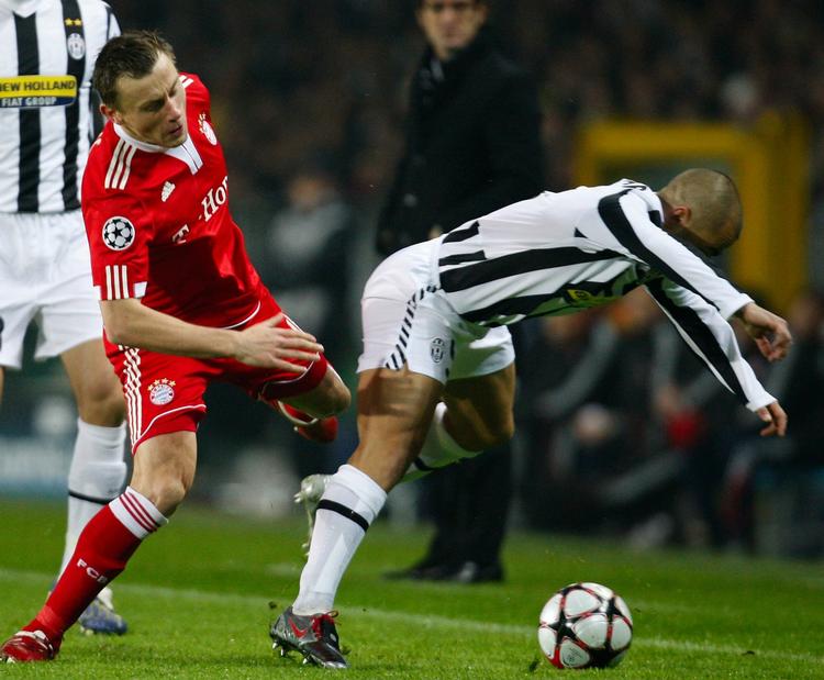 Urokilden. Ivica Olic (til venstre),der kom til bayern fra Hamburger SV tidligere i år,  fik tilkendt et straffespark og scorede selv i kampen mod Juventus. 