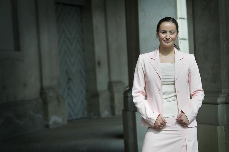 Julie Ivalo Berthelsen spiller drømmekvinden Nivi i 'Nuummioq'. Arkivfoto. 