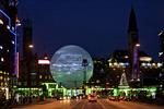 Hopenhagen's The Globe on Town Hall Square. 