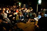 200 activists meeting in a culture hall in Kreuzberg near Berlin to discuss how to take over COP15 at the Bella Center for a day. 