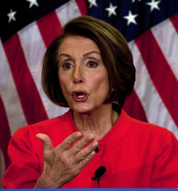 »Vi er på vej mod genopretning«, siger formanden for Repræsentanternes Hus, Nancy Pelosi. 