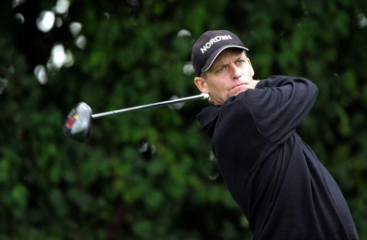 Toursejr. Golfspilleren Anders Hansen ligner en sikker vinder af Sunshine Tour. Arkivfoto. 