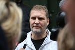 Millionkrav. Jørn Jønke Nielsen kræver over en millon kroner i erstatning, efter at han to gange er blevet frifundet i knivsagen. (Arkivfoto) 