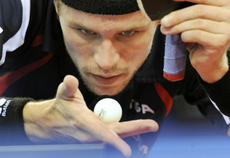 FORMSTÆRK. Michael Maze leverede en rigtig god præstation ved Tournaments of Champions, men måtte sande, at han var oppe imod en af verdens bedste bordtennisspillere. 