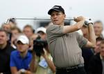 SUCCESFULD. Anders Hansen er blot 24 timer fra at skrive sig ind i golfens historiebøger. 