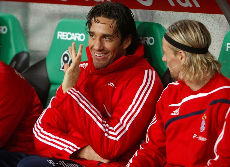 Uønsket. Luca Toni (til venstre) tilbringer mere tid på bænken end på banen. 