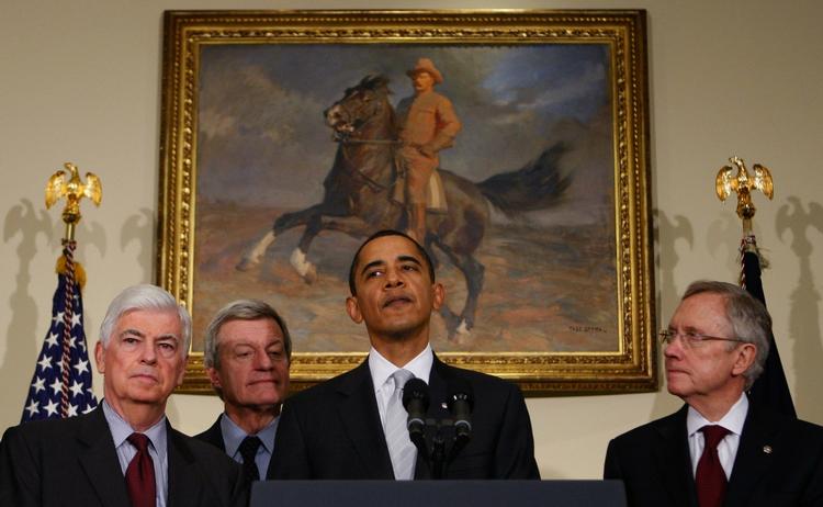Forsikring. Det ser nu ud til, at der i den amerikanske kongres er flertal for, at præsident Obamas længe ventede sundhedsreform bliver vedtaget. (arkivfoto) 