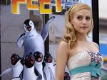 Nu afdøde Brittany Murphy lagde stemme til pingvinen Gloria i filmen 'Happy Feet'. Arkivfoto. 