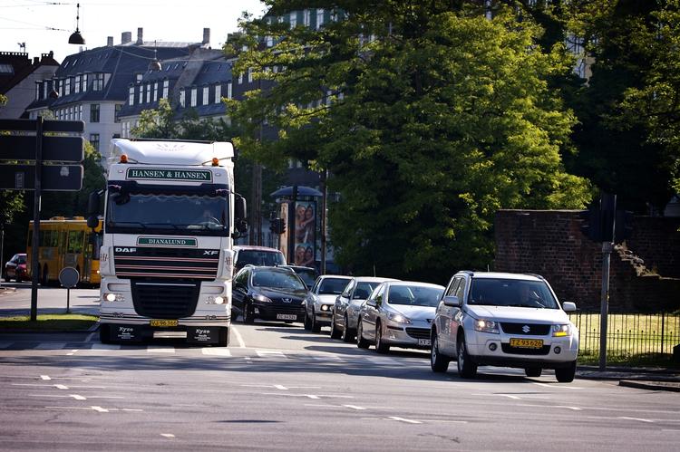 Mylder. Trafikken er en af de helt store CO2-udledere. Arkivfoto. 
