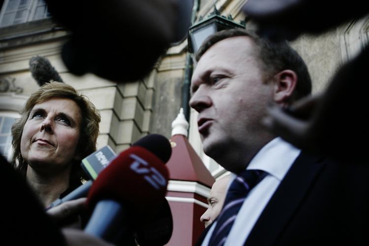 TABERE. Connie Hedegaard (K) og Lars Løkke Rasmussen (V) løb med prisen for årets politiske nederlag. 