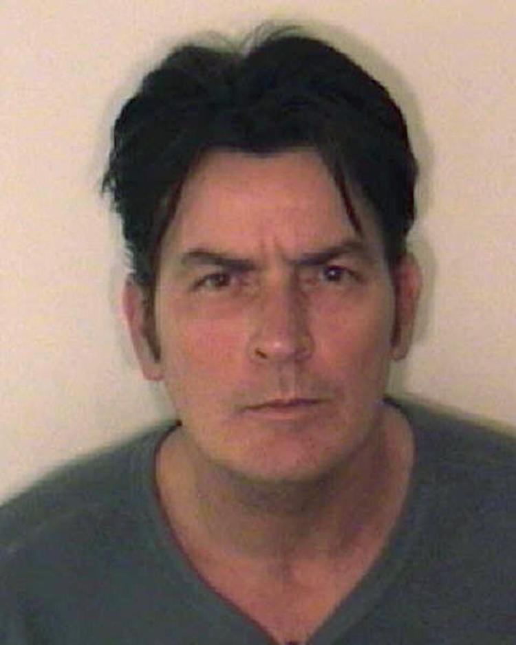Forbryderbillede. Charlie Sheen blev anholdt 1. juledag. Foto: Aspen Police Department, AP. 