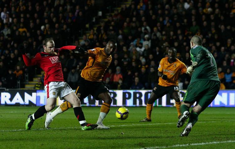 Topscorer. Wayne Rooney var på pletten for 13. gang i denne Premier League-sæson og er således oppe på siden af Jermain Defoe og Didier Drogba. 