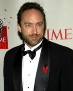 Grundlægger Jimmy Wales til fest hos Time Magazine i anledning af listen Time 100 - oversigten over de mest indflydelsesrige mennesker i verden. 