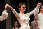 Catherine Zeta Jones til Broadway-premieren på 'A Little Night Music' i New York for knap tre uger siden. 