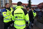 Protest. Ambulanceberedskab fra både Frederiksberg og København mødtes til morgen i københavns nordvestkvarter for at diskutere deres modtræk mod regionsrådsformand Vibeke Storm Rasmussens beskyldninger. 