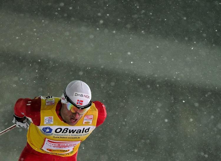 Hurtig. Petter Northug var bedst på prologen i tour de Ski. 