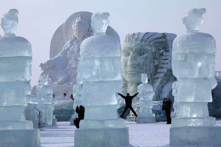 Sneskulpturer skal pryde Harbin International Ice and Snow festival i Kina. 
