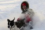 I Kiev i Ukraine faldt temperaturen natten til mandag ned under minus 16 grader. 