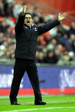 Capello har stået i spidsen for England siden 1. januar 2008. Holdet har kun tabt to af 18 kampe. Arkivfoto. 