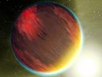 EXOPLANET: Sådan kan den Jupiterlignende planet se ud ifølge Nasa. 
