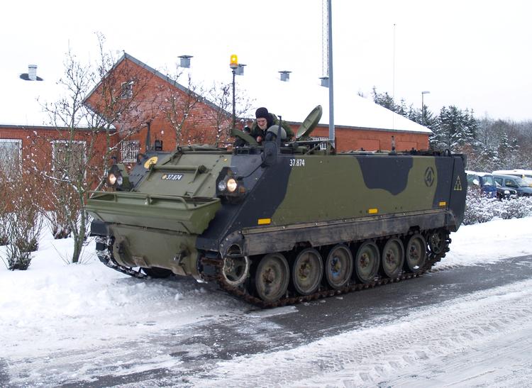 snekaos. Militæret måtte rykke ud i det nordjyske snekaos for at sikre ambulancekørslen. Foto: HOK 