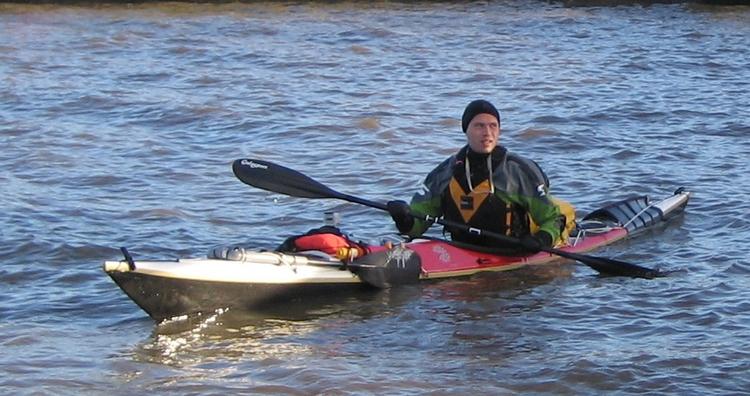 VINTEREVENTYR. Erik Jørgensen har som den første dansker sat sig for at sejle Danmark rundt i årets koldeste måneder. Foto: Privat 