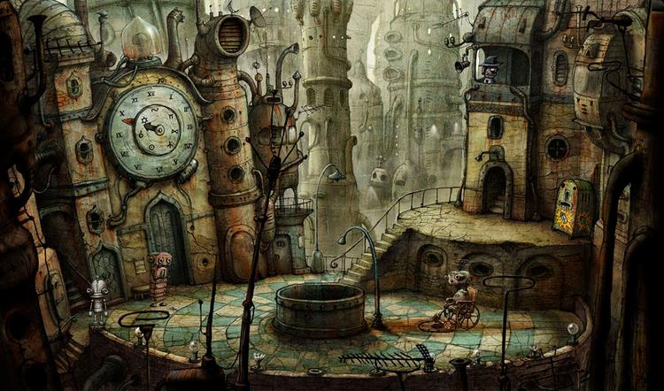 Personligt. Fortalt i håndtegninger og i et mekaniseret Frellosk univers er tjekkiske 'Machinarium' et drøncharmerende og fantasifuldt adventurespil. 