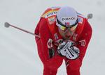 Glid. Petter Northugs gode egenskaber som sprinter gav ham sejren på de 36 kilometer foran Cologna og Hellner. 