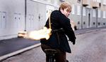 Filmen om Max Manus lever i høj grad af Aksel Hennies centrale skuespilpræstation, hans sære udseende og stærke blik. Foto fra filmen/PR-foto. 