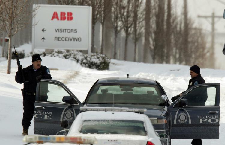 DRAMA. Skuddrabene fandt sted i det  schweizisk-svenske selskab ABB Power i St. Louis. 