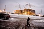 Rydning. 200.000 kubikmeter jord er blevet fjernet for at gøre plads til 'Harpa'. 