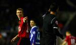 2xgult. Darren Fletcher fik ikke lov til at fuldføre kampen mod Birmingham. 