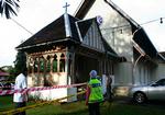 USKADT. All Saints kirken i den malaysiske by Taiping blev i dag forsøgt sat i brand. 